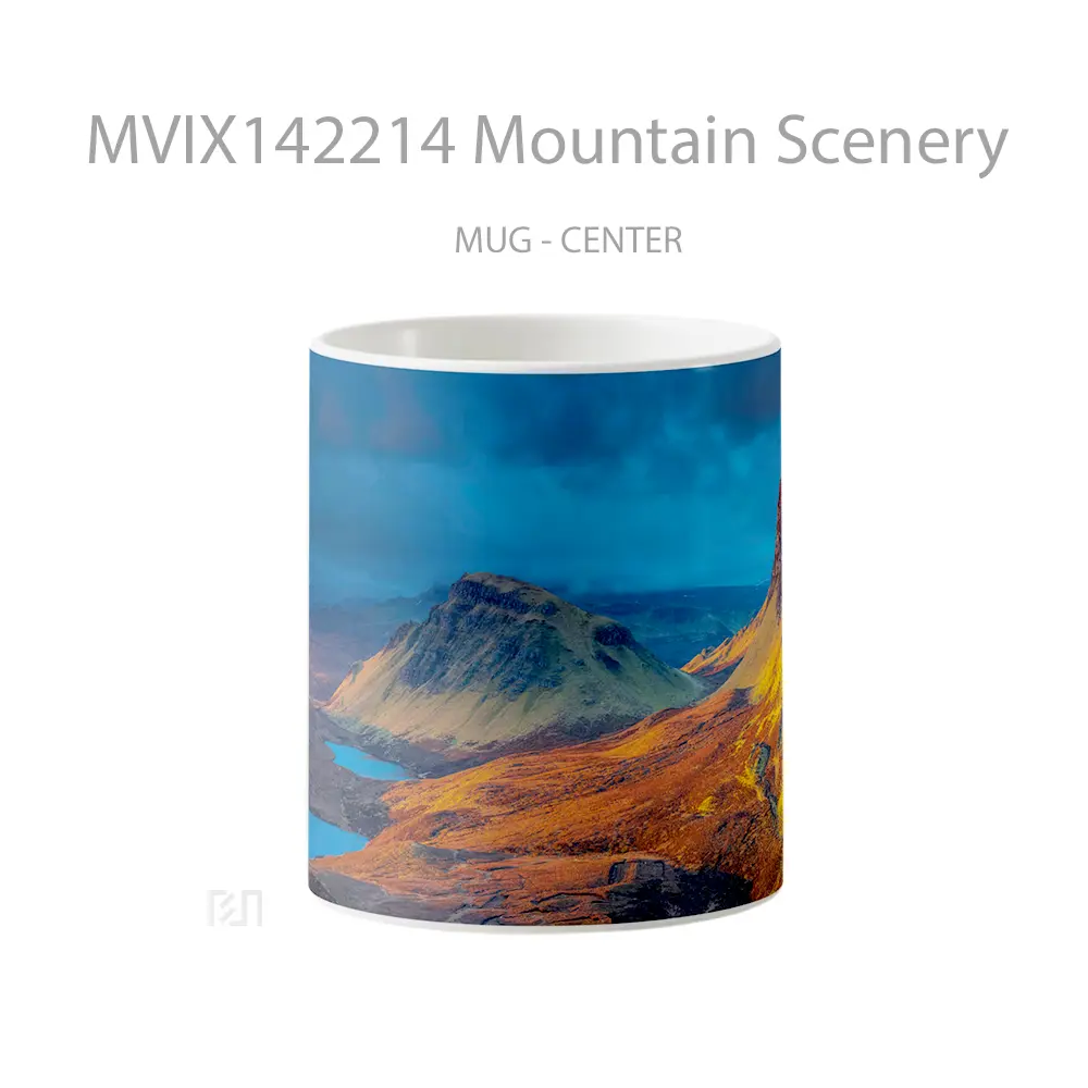 Mug Mountain Scenery Gelas Pemandangan Alam