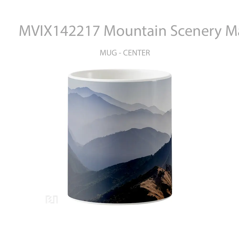 Mug Mountain Scenery Macos Gelas Pemandangan Alam