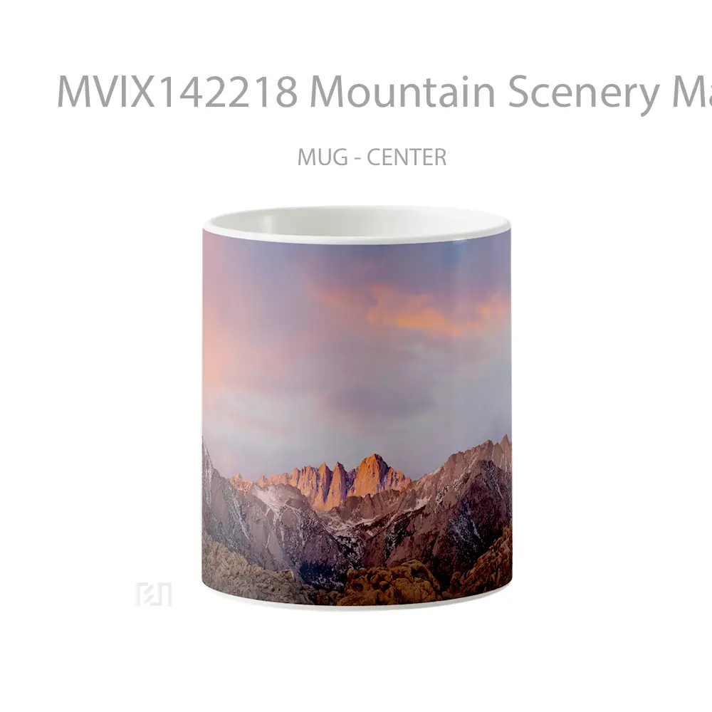 Mug Mountain Scenery Macos Gelas Pemandangan Alam