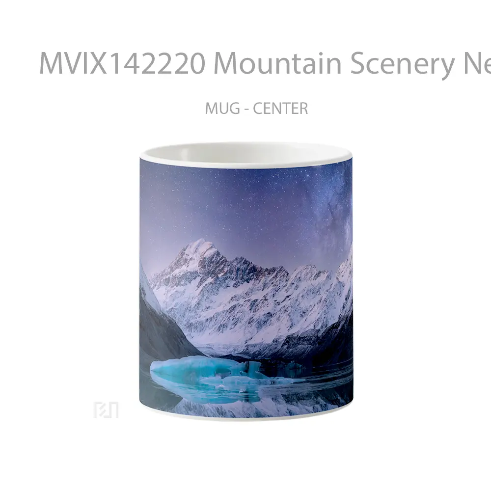 Mug Mountain Scenery New Zealand Mount Cook Gelas Pemandangan Alam