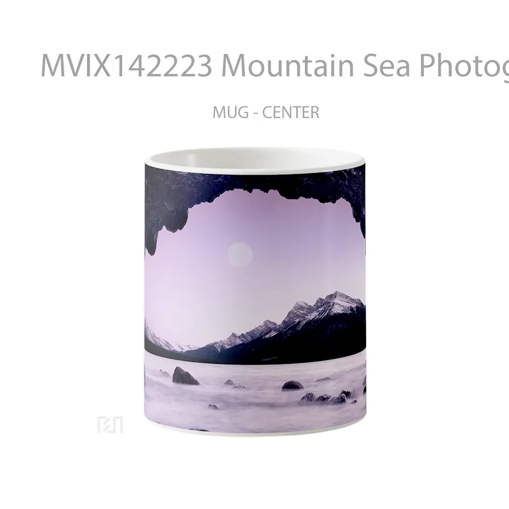 Mug Mountain Sea Photography Scenery Gelas Pemandangan Alam