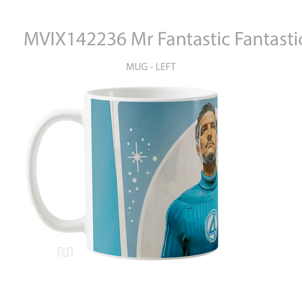 Mug Mr Fantastic Fantastic 4 First Steps Gelas Keramik Unik - All-side / Desain