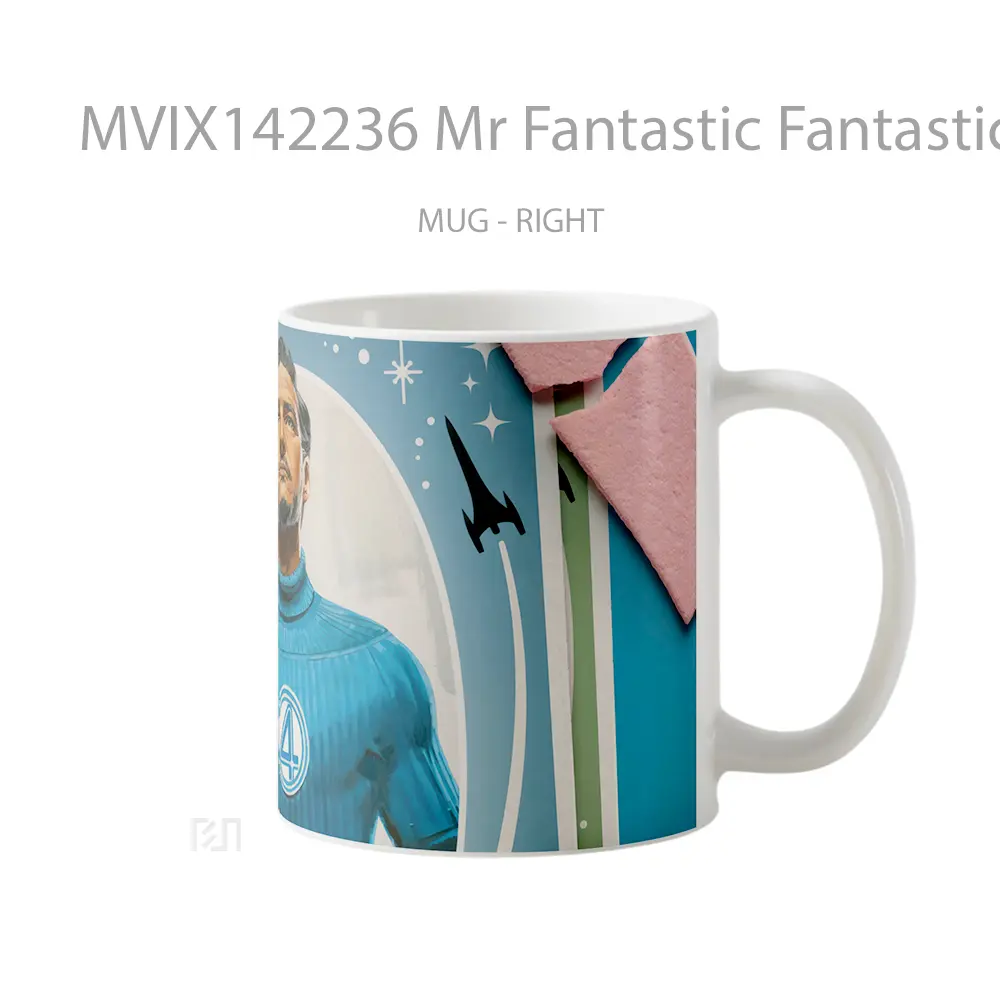 Mug Mr Fantastic Fantastic 4 First Steps Gelas Keramik Unik - All-side / Desain