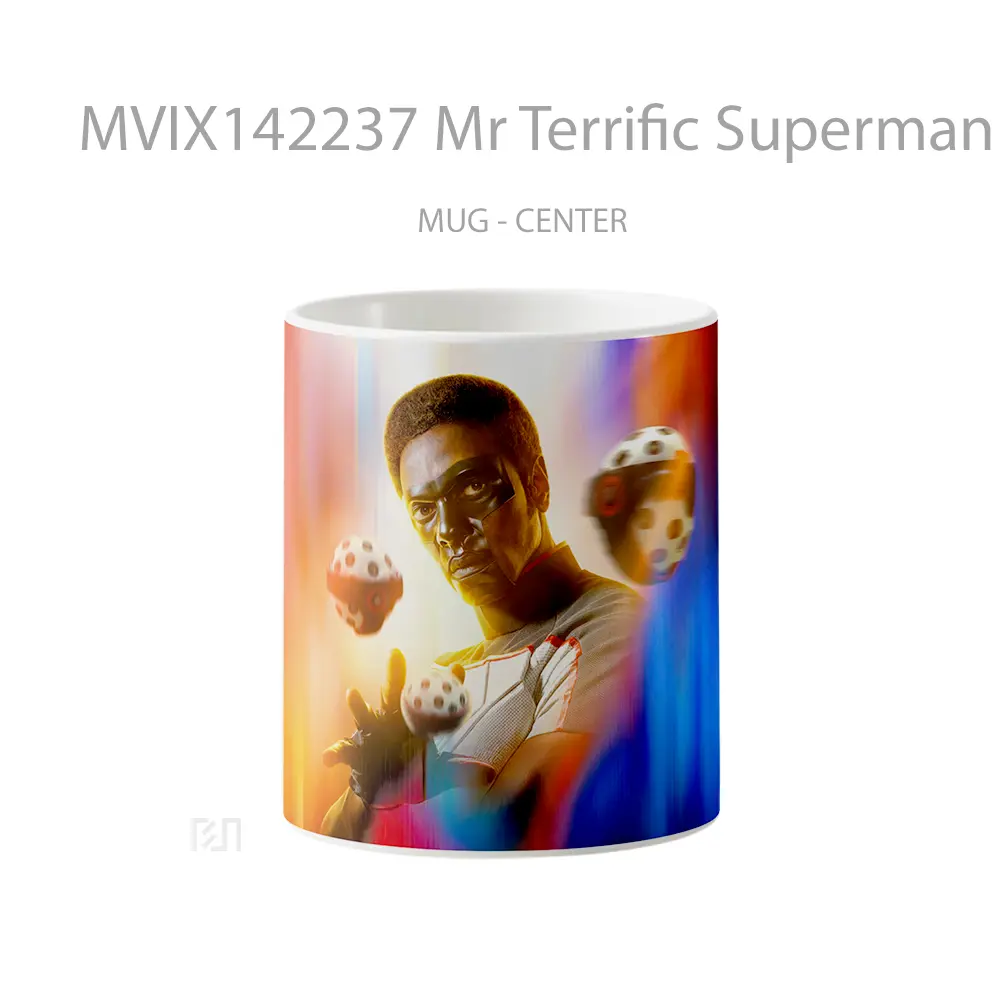 Mug Mr Terrific Superman 2025 Edi Gathegi Gelas Superhero
