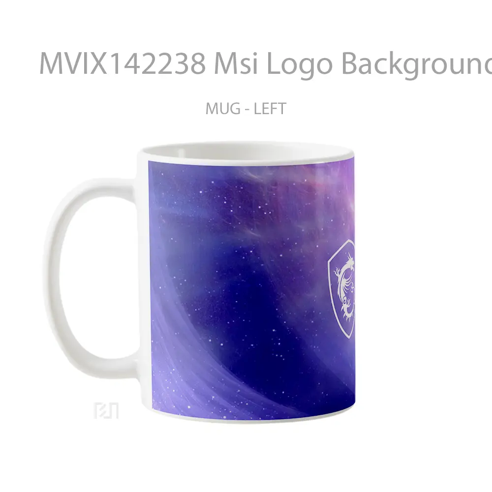 Mug Msi Logo Background Gelas Keramik Unik - All-side / Desain