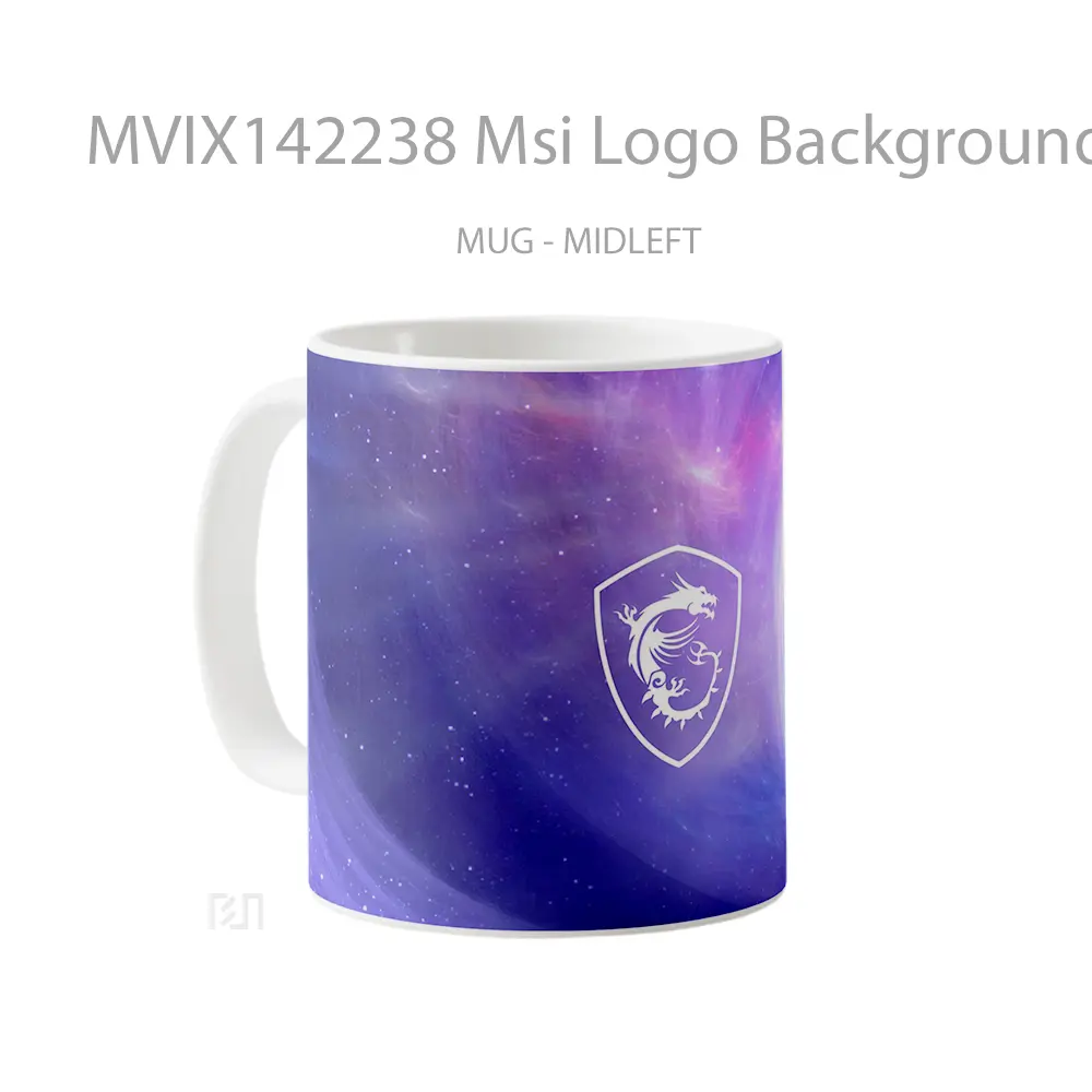 Mug Msi Logo Background Gelas Keramik Unik - All-side / Desain