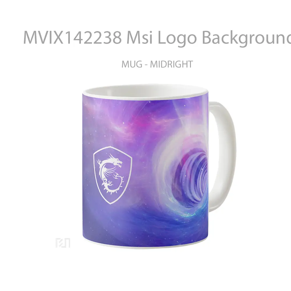 Mug Msi Logo Background Gelas Keramik Unik - All-side / Desain