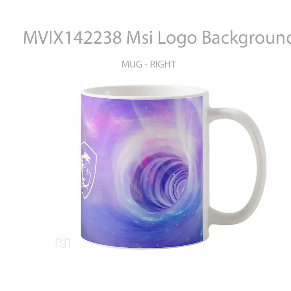 Mug Msi Logo Background Gelas Keramik Unik - All-side / Desain
