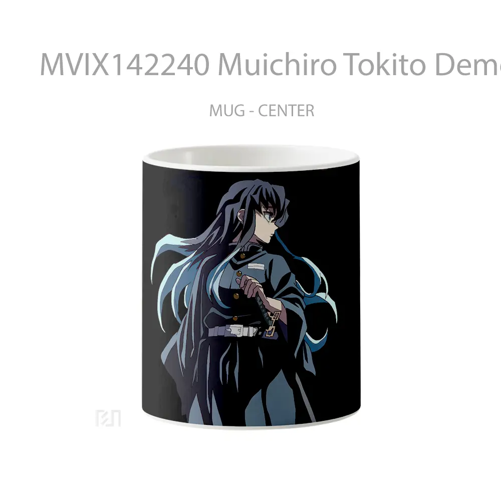 Mug Muichiro Tokito Demon Slayer Mist Hashira Gelas Keramik Unik