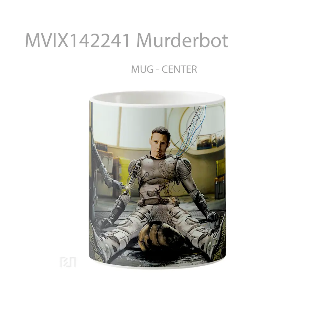 Mug Murderbot Gelas Keramik Unik