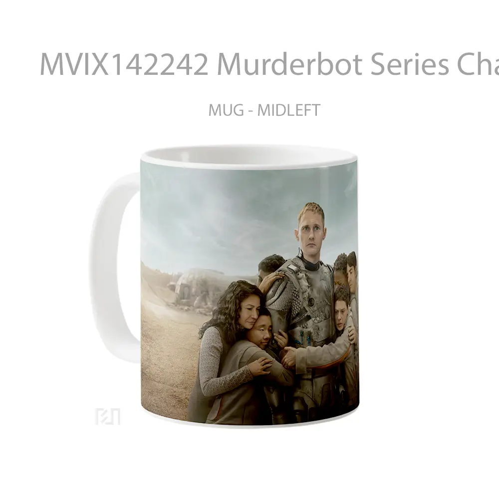 Mug Murderbot Series Character Gelas Keramik Unik - All-side / Desain