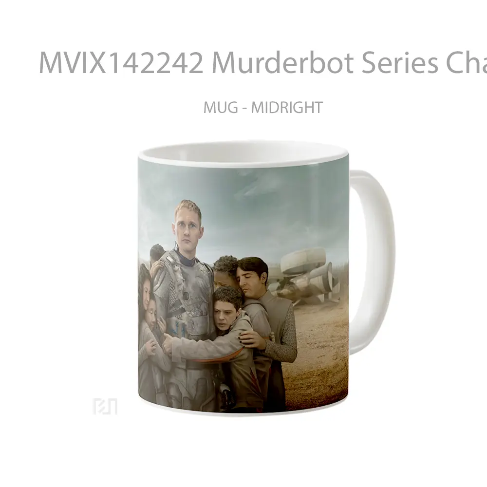 Mug Murderbot Series Character Gelas Keramik Unik - All-side / Desain