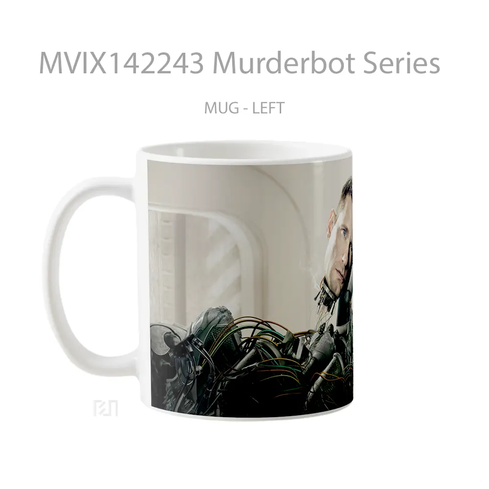 Mug Murderbot Series Gelas Keramik Unik - All-side / Desain