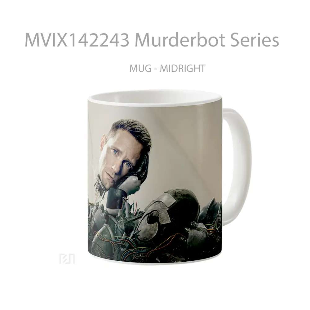 Mug Murderbot Series Gelas Keramik Unik - All-side / Desain