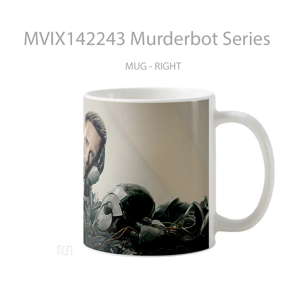 Mug Murderbot Series Gelas Keramik Unik - All-side / Desain