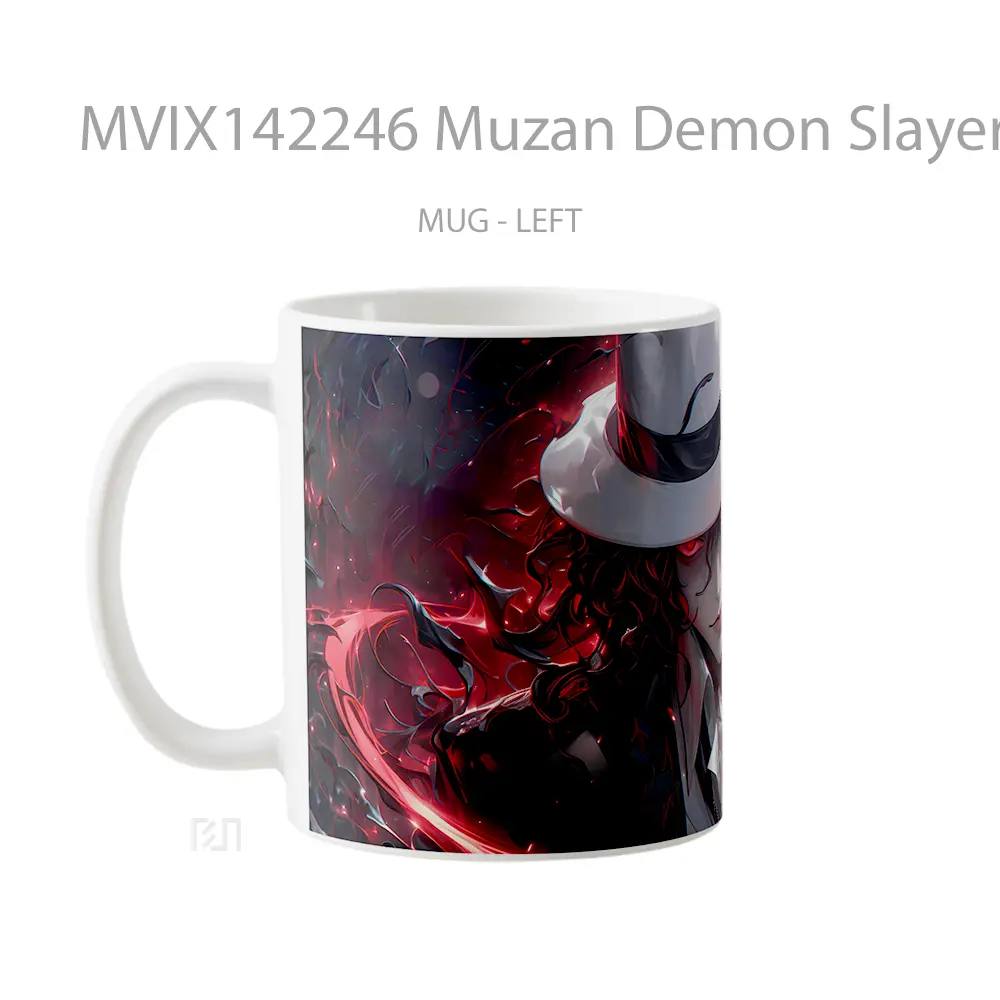 Mug Muzan Demon Slayer Gelas Keramik Unik - All-side / Desain