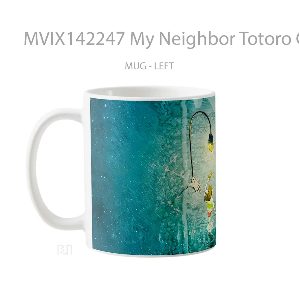 Mug My Neighbor Totoro Ghibli Gelas Keramik Unik - All-side / Desain