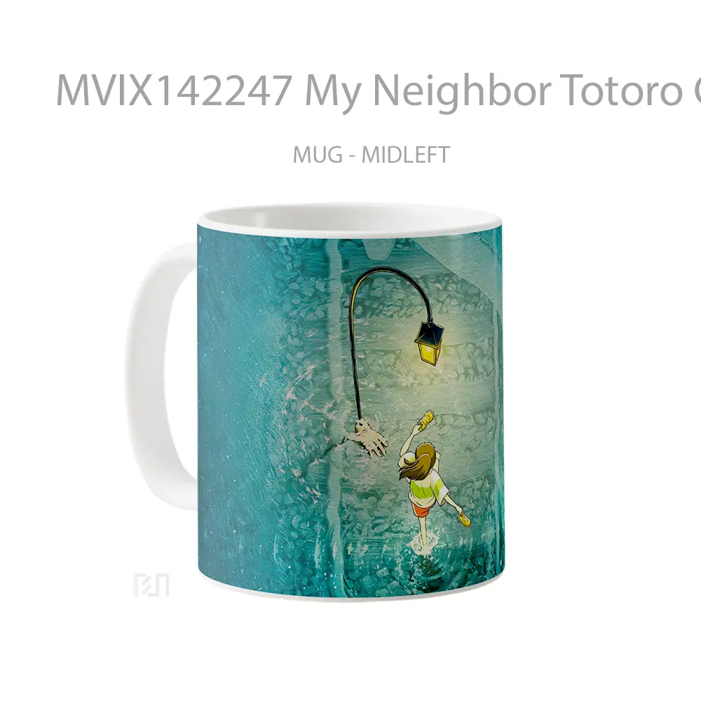 Mug My Neighbor Totoro Ghibli Gelas Keramik Unik - All-side / Desain