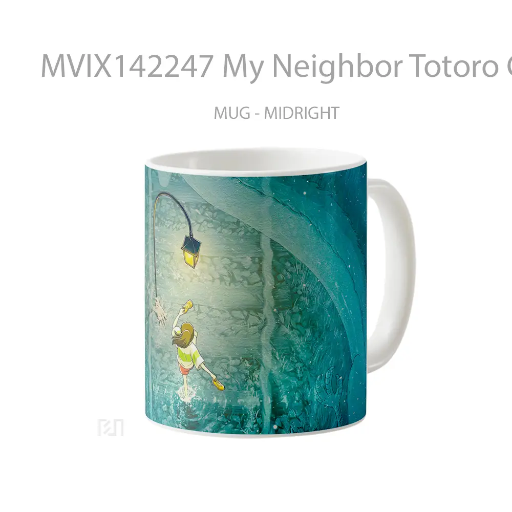 Mug My Neighbor Totoro Ghibli Gelas Keramik Unik - All-side / Desain