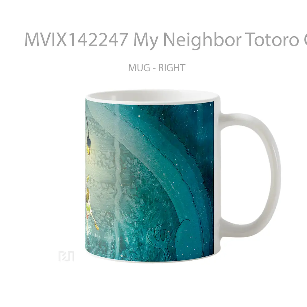 Mug My Neighbor Totoro Ghibli Gelas Keramik Unik - All-side / Desain