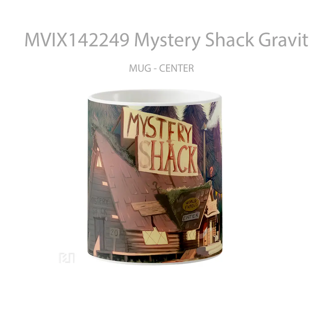 Mug Mystery Shack Gravity Falls Gelas Keramik Unik