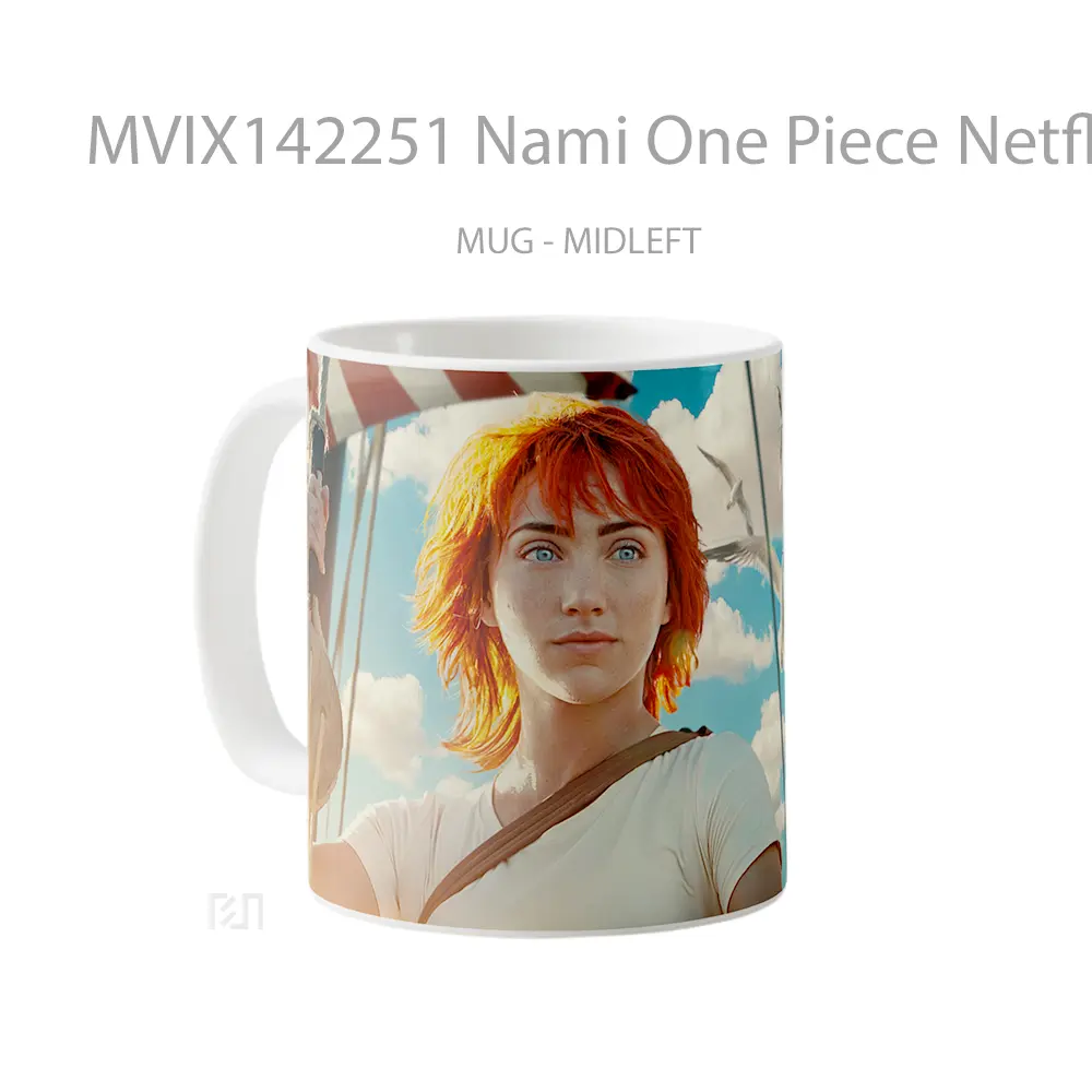 Mug Nami One Piece Netflix Cangkir Anime - All-side / Desain