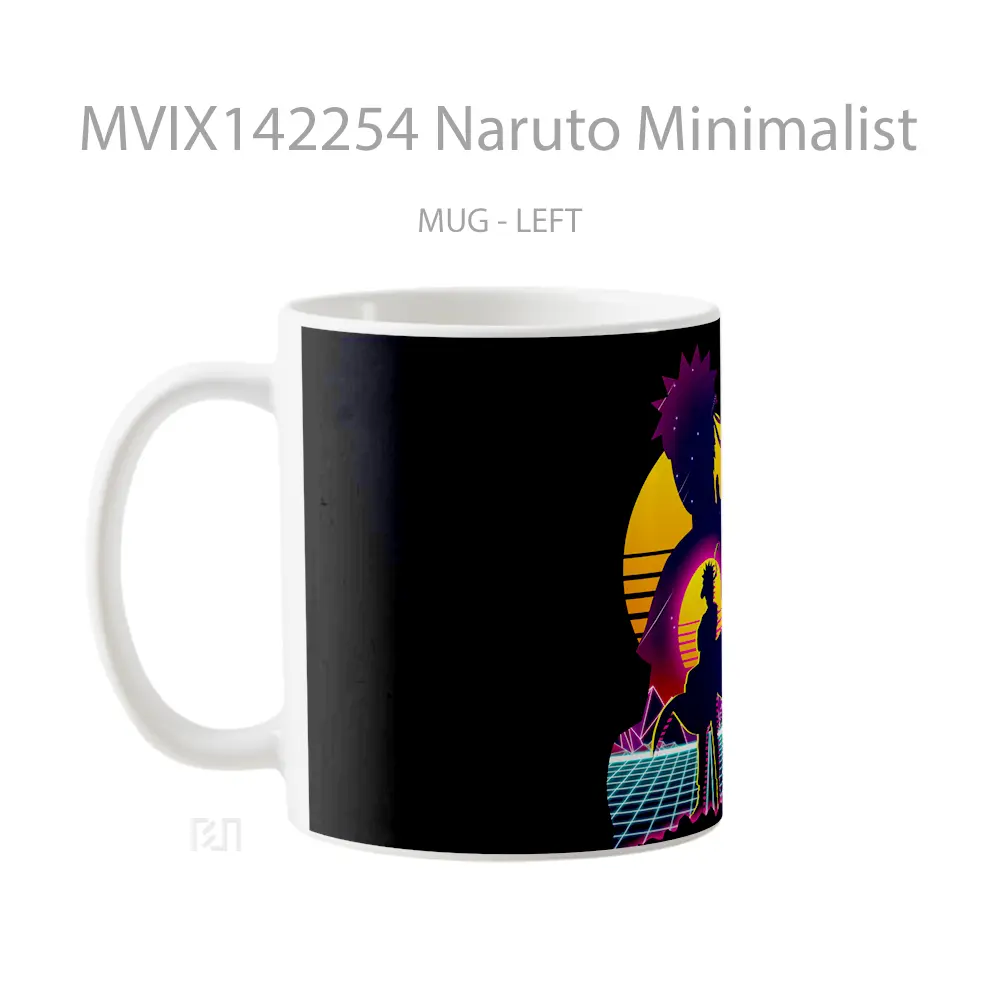 Mug Naruto Minimalist Cangkir Anime - All-side / Desain