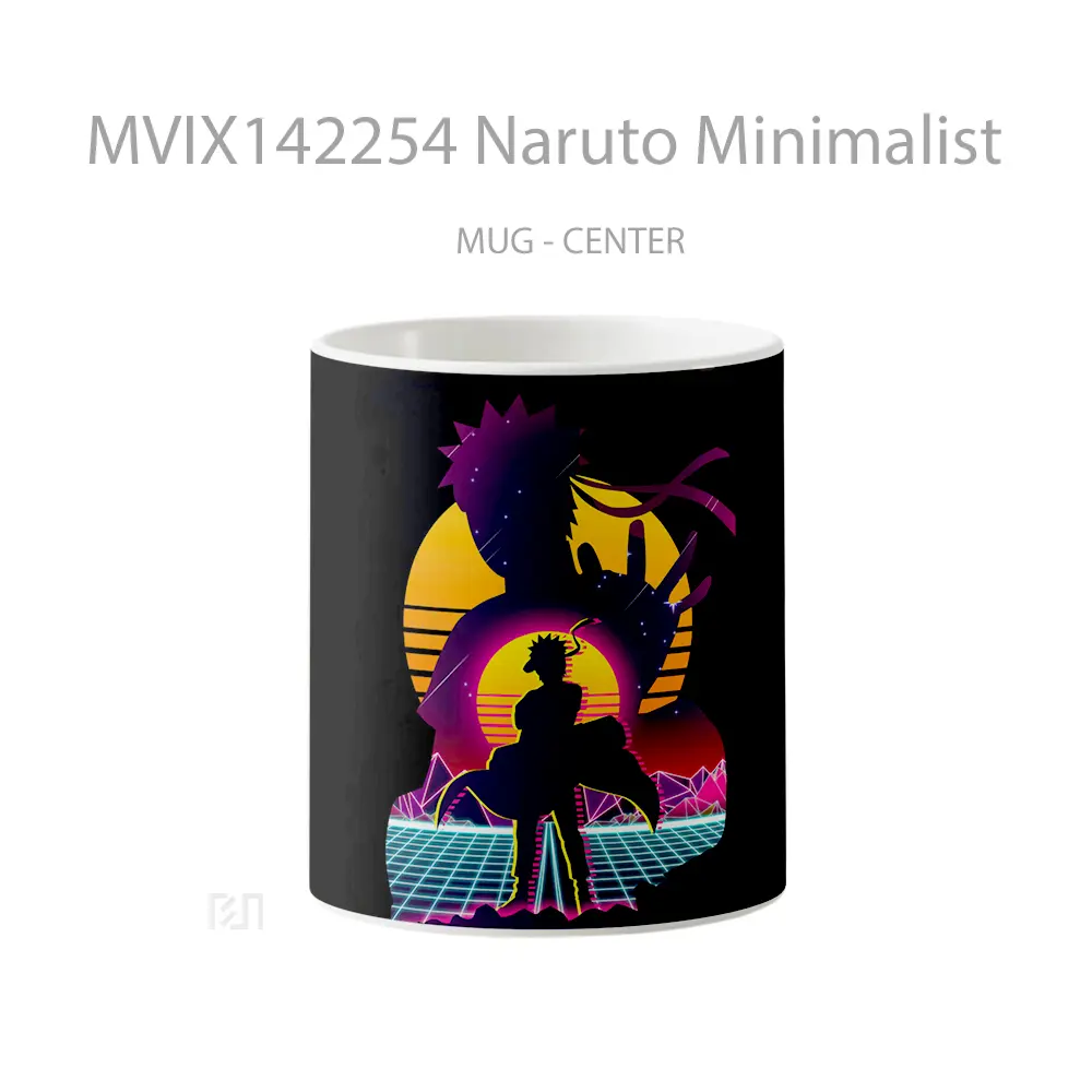 Mug Naruto Minimalist Cangkir Anime