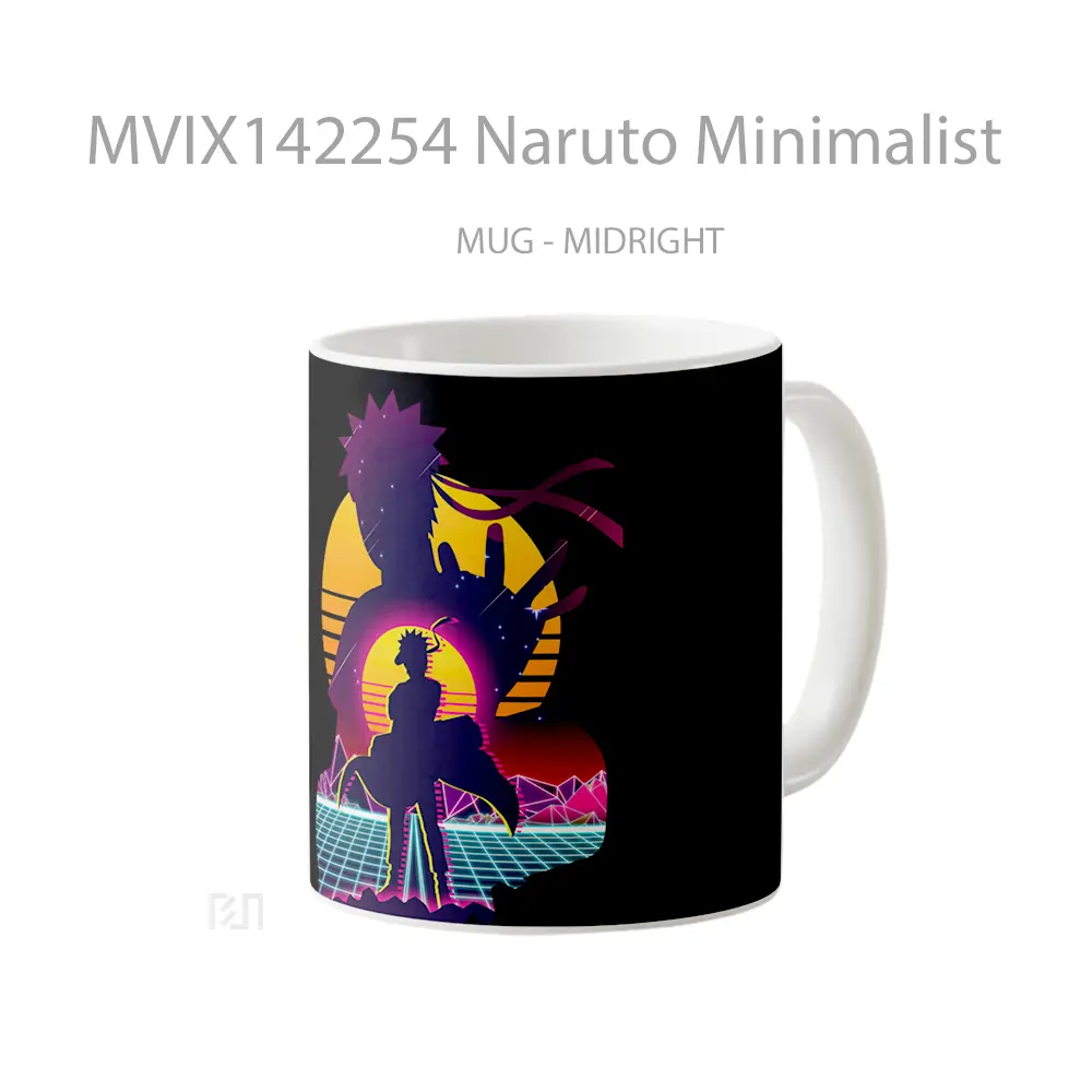 Mug Naruto Minimalist Cangkir Anime - All-side / Desain