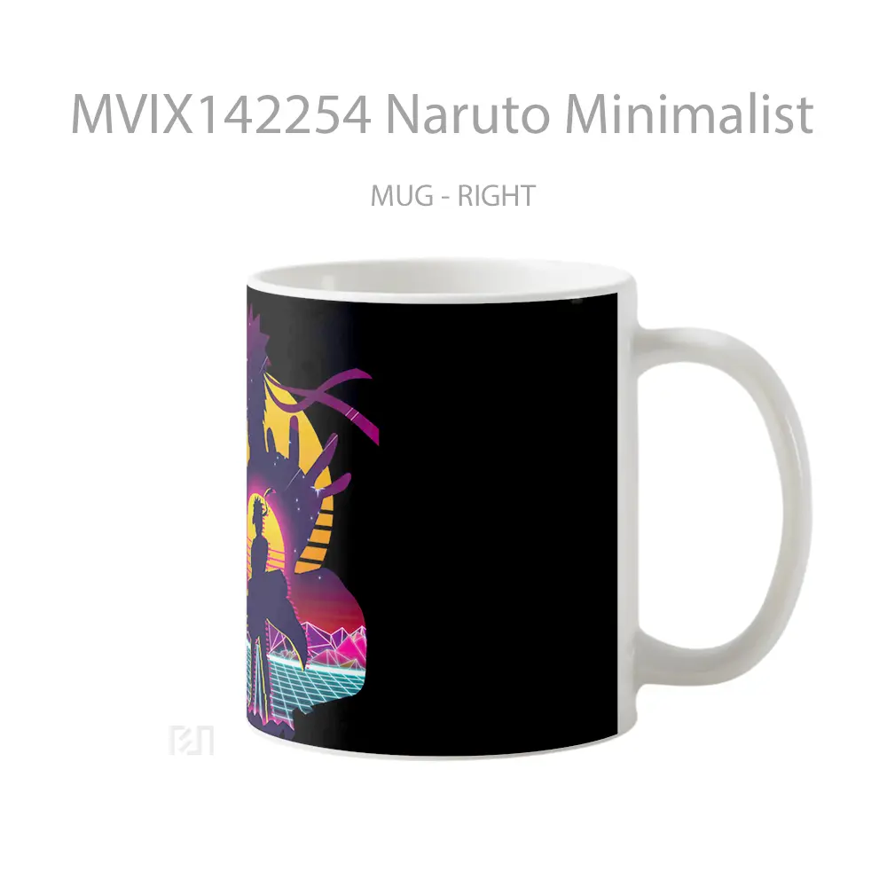 Mug Naruto Minimalist Cangkir Anime - All-side / Desain