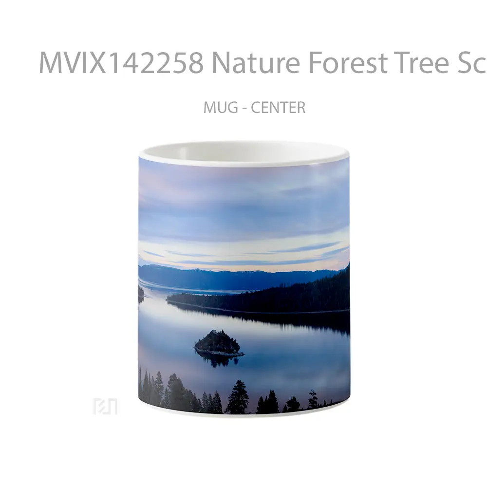 Mug Nature Forest Tree Scenery Sky Clouds Gelas Pemandangan Alam