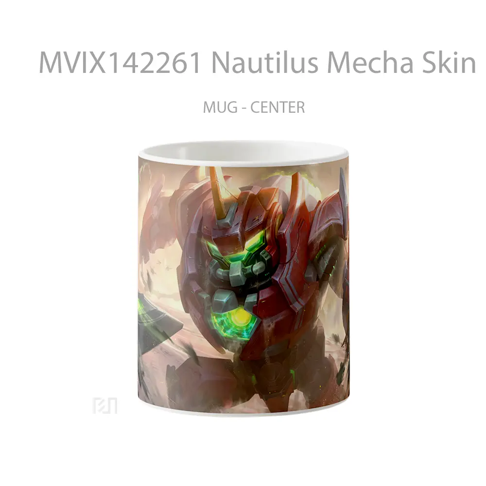 Mug Nautilus Mecha Skin Lol Wild Rift Splash Art Cangkir Gamer