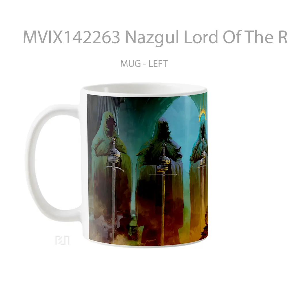 Mug Nazgul Lord Of The Rings Fantasy Gelas Keramik Unik - All-side / Desain