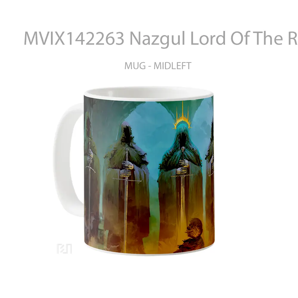 Mug Nazgul Lord Of The Rings Fantasy Gelas Keramik Unik - All-side / Desain