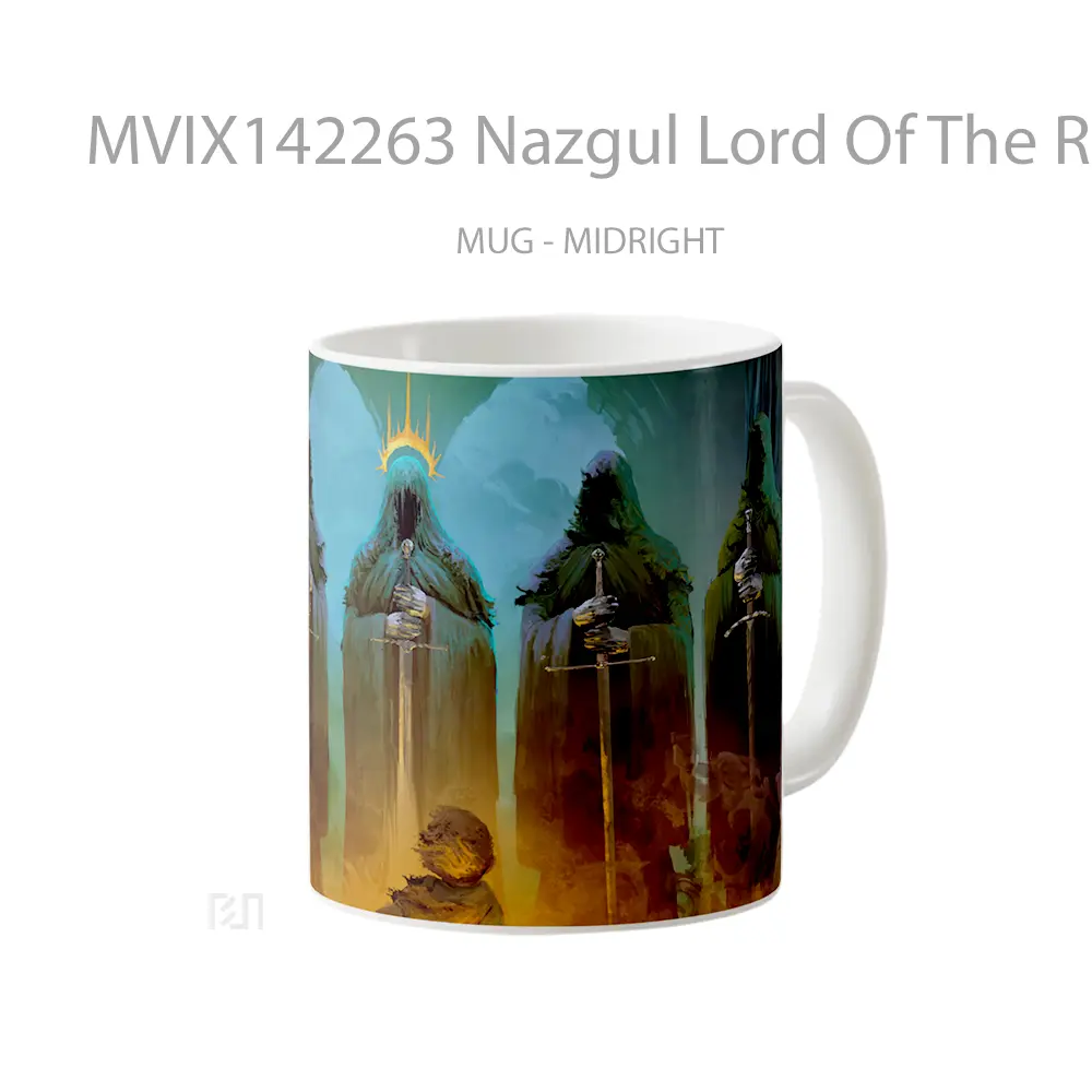 Mug Nazgul Lord Of The Rings Fantasy Gelas Keramik Unik - All-side / Desain
