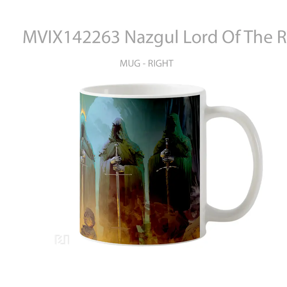 Mug Nazgul Lord Of The Rings Fantasy Gelas Keramik Unik - All-side / Desain