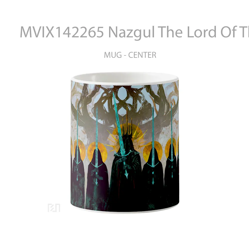 Mug Nazgul The Lord Of The Rings The Nine Kings Gelas Keramik Unik