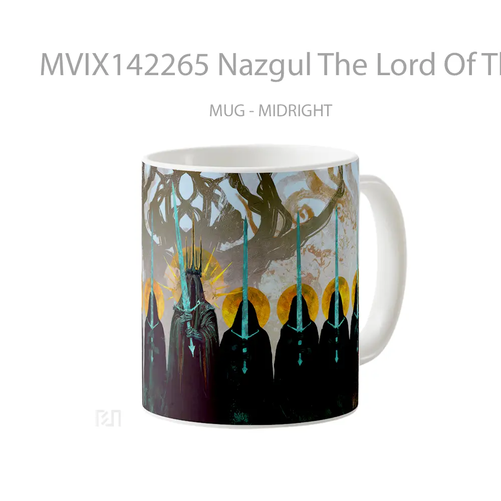 Mug Nazgul The Lord Of The Rings The Nine Kings Gelas Keramik Unik - All-side / Desain