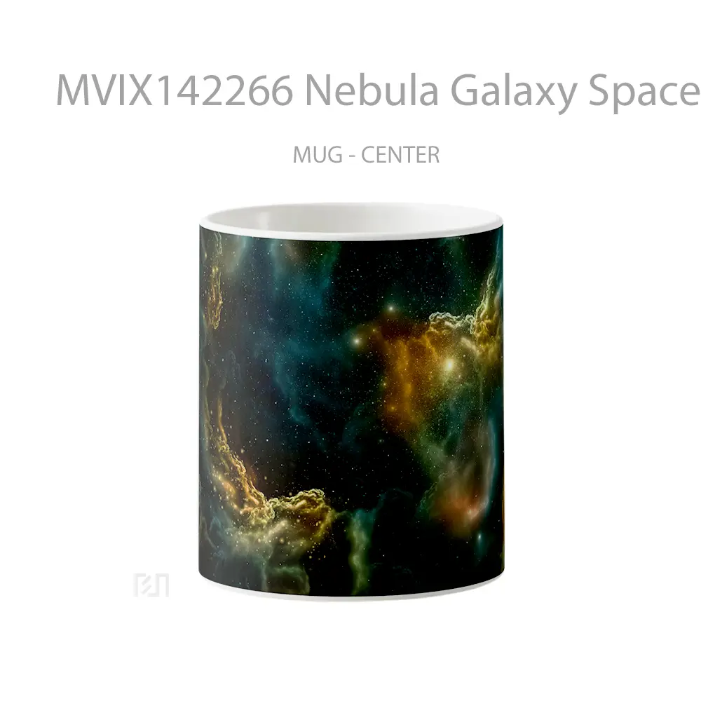 Mug Nebula Galaxy Space Gelas Keramik Unik