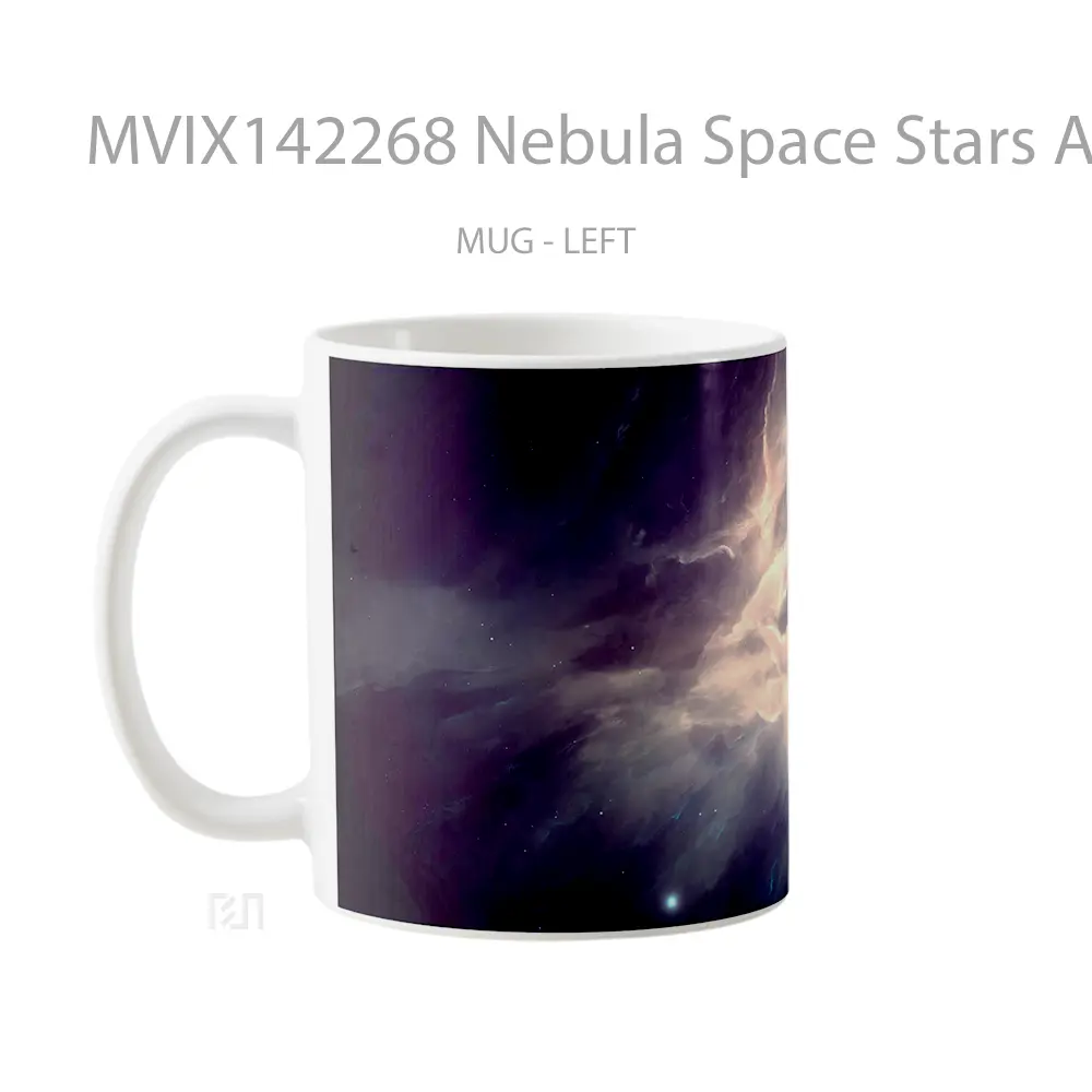 Mug Nebula Space Stars Andromeda 5740 Gelas Keramik Unik - All-side / Desain