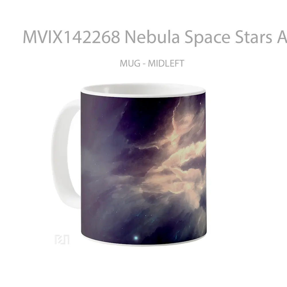 Mug Nebula Space Stars Andromeda 5740 Gelas Keramik Unik - All-side / Desain