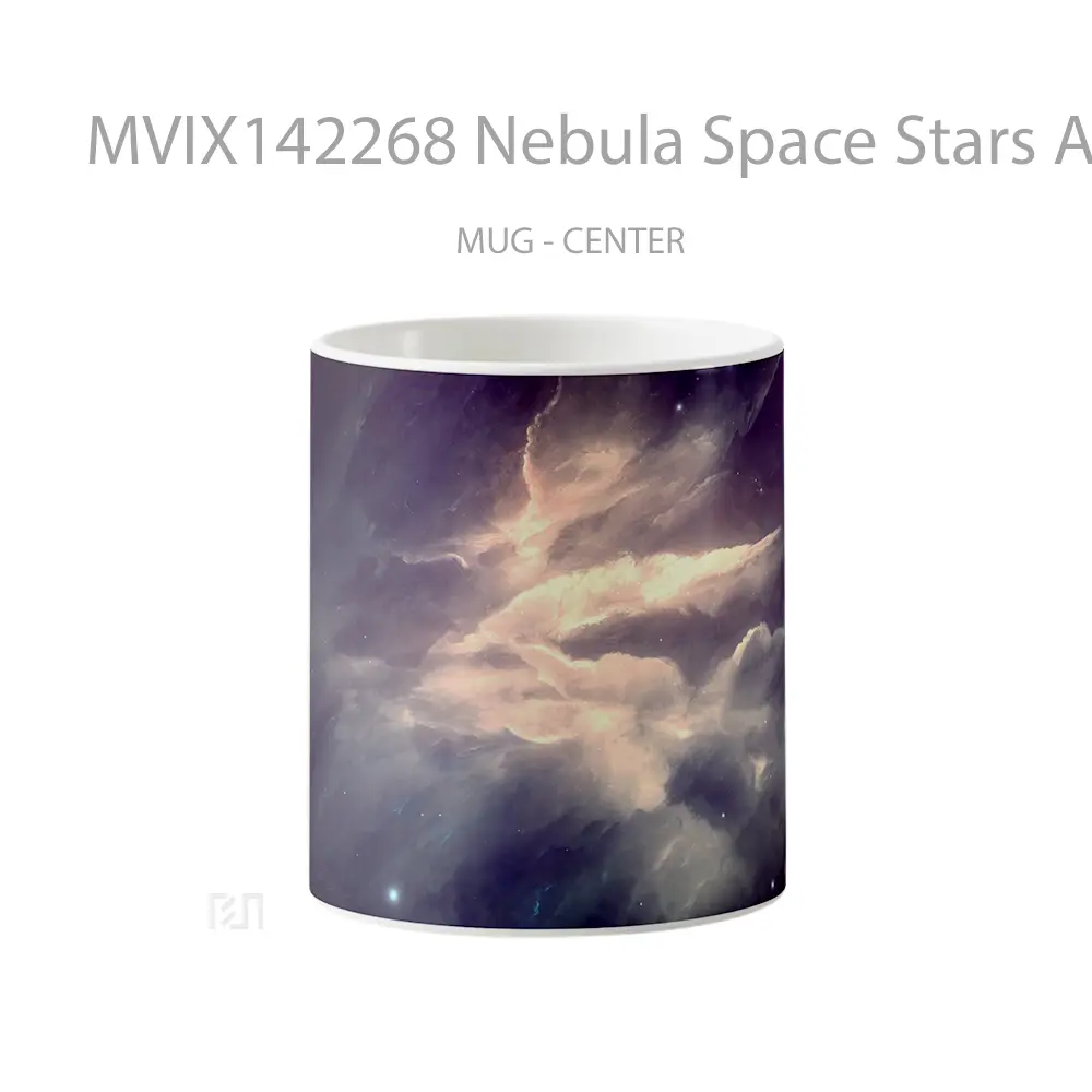 Mug Nebula Space Stars Andromeda 5740 Gelas Keramik Unik