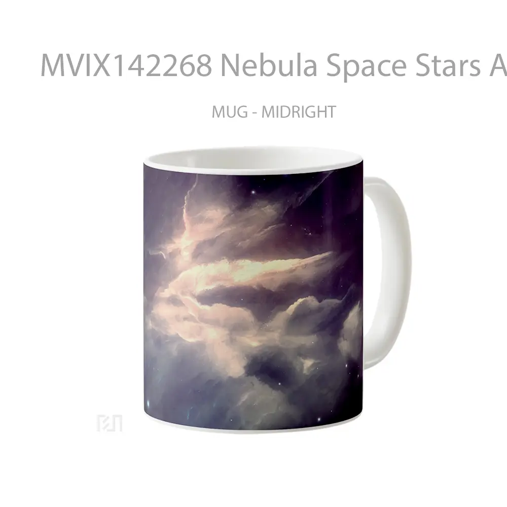 Mug Nebula Space Stars Andromeda 5740 Gelas Keramik Unik - All-side / Desain
