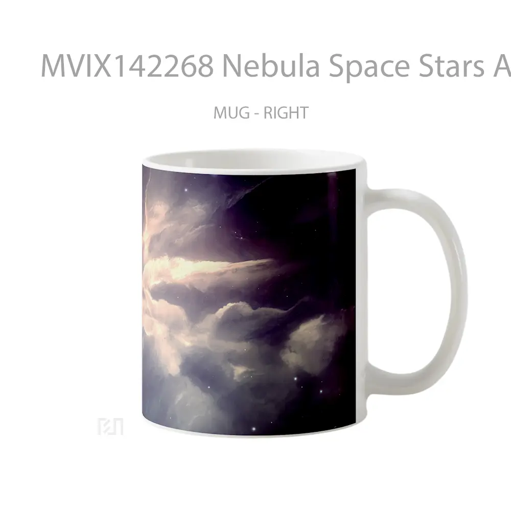 Mug Nebula Space Stars Andromeda 5740 Gelas Keramik Unik - All-side / Desain