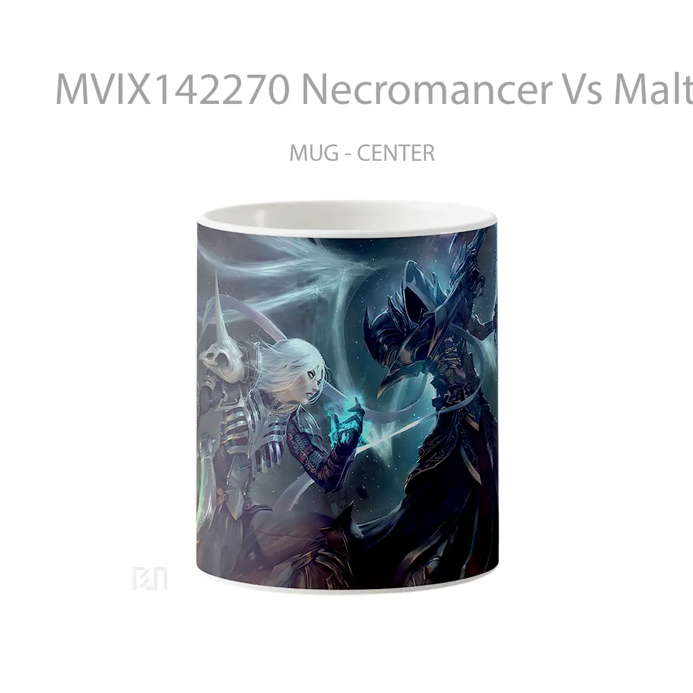 Mug Necromancer Vs Malthael Gelas Keramik Unik