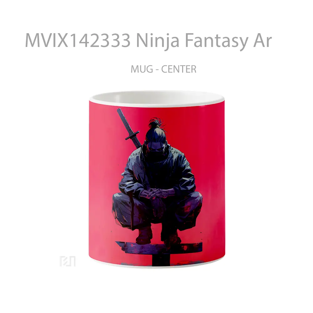 Mug Ninja Fantasy Ar Gelas Keramik Unik
