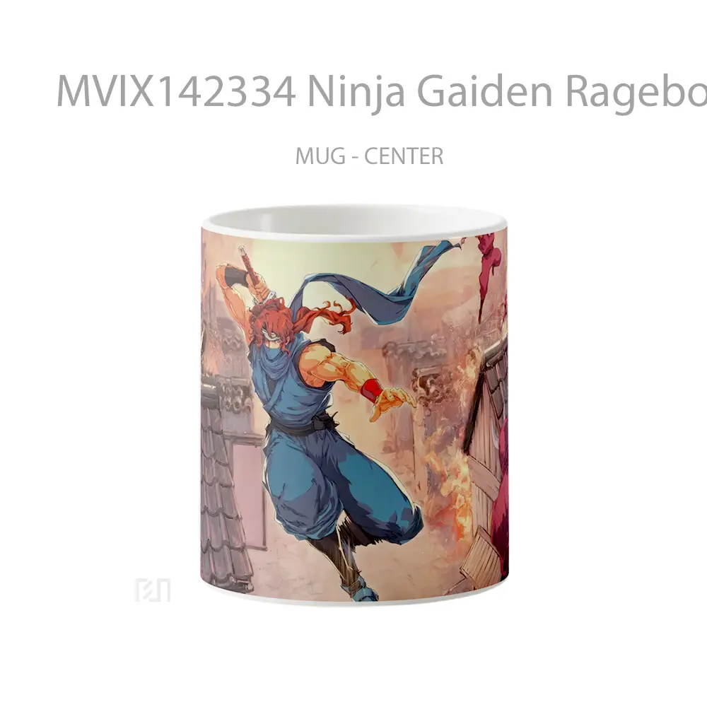 Mug Ninja Gaiden Ragebound Gelas Keramik Unik