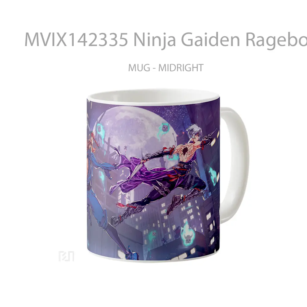 Mug Ninja Gaiden Ragebound Gelas Keramik Unik - All-side / Desain