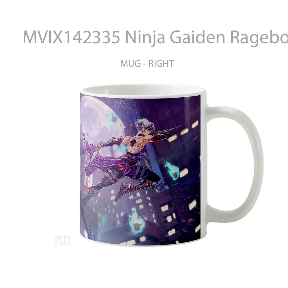 Mug Ninja Gaiden Ragebound Gelas Keramik Unik - All-side / Desain