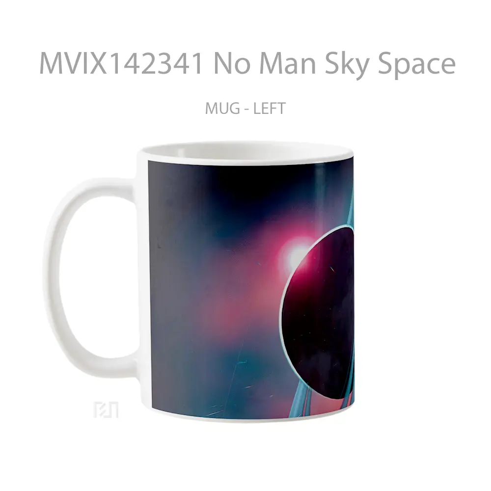Mug No Man Sky Space Gelas Pemandangan Alam - All-side / Desain